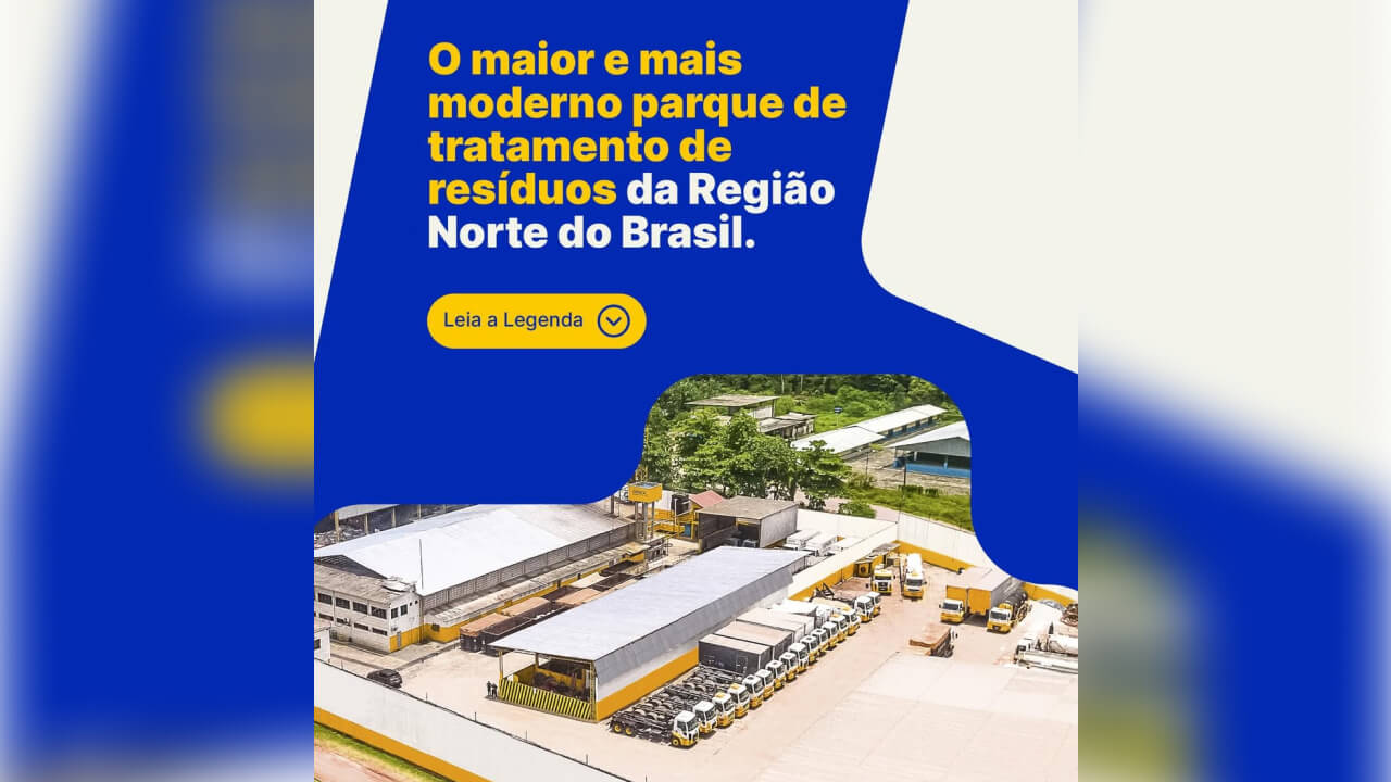 O maior e mais moderno parque de tratamento de resíduos da região norte do Brasil